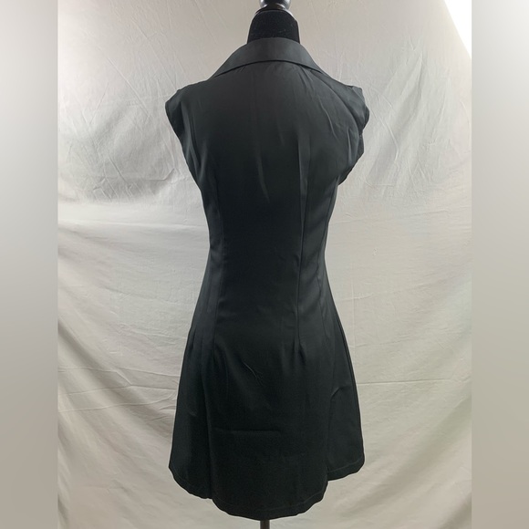 Double Breasted Sleeveless Blazer Dress - Picture 7 of 7